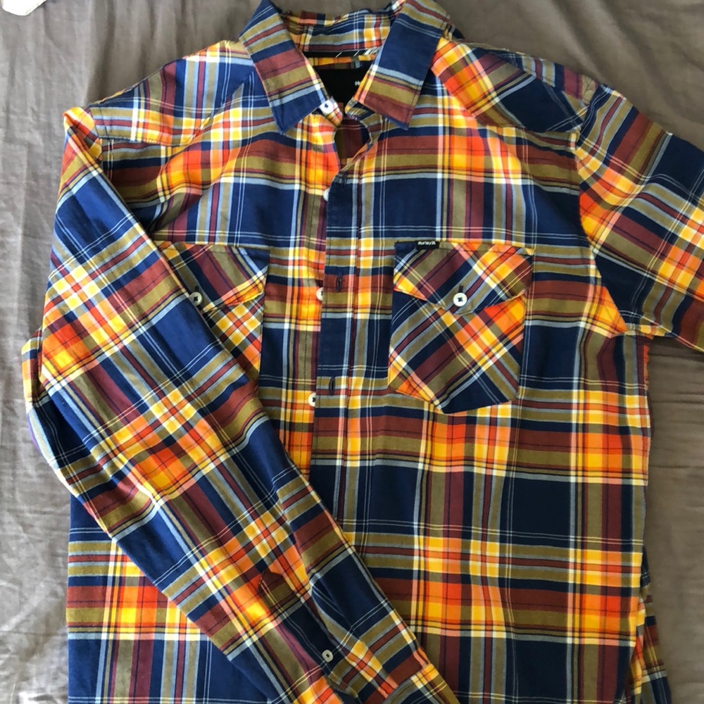 Hurley Long Sleeve Button-Down